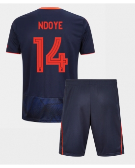 Billige Fotballdrakt Nottingham Forest Dan Ndoye #14 Replika Tredjedraktsett Barn 2025-26 Kortermet (med bukser)